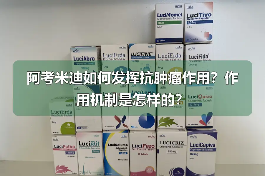 阿考米迪如何发挥抗肿瘤作用?作用机制是怎样的?